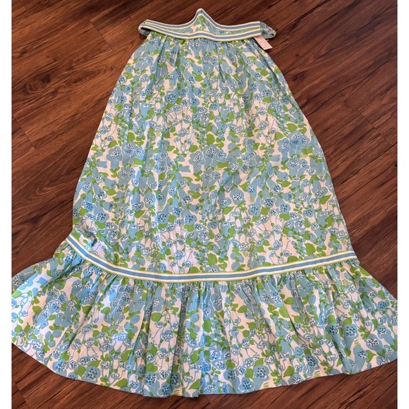 NEW TAGS Vintage The Lilly Lilly Pulitzer Maxi Skirt 1960s Belted Ruffled RARE